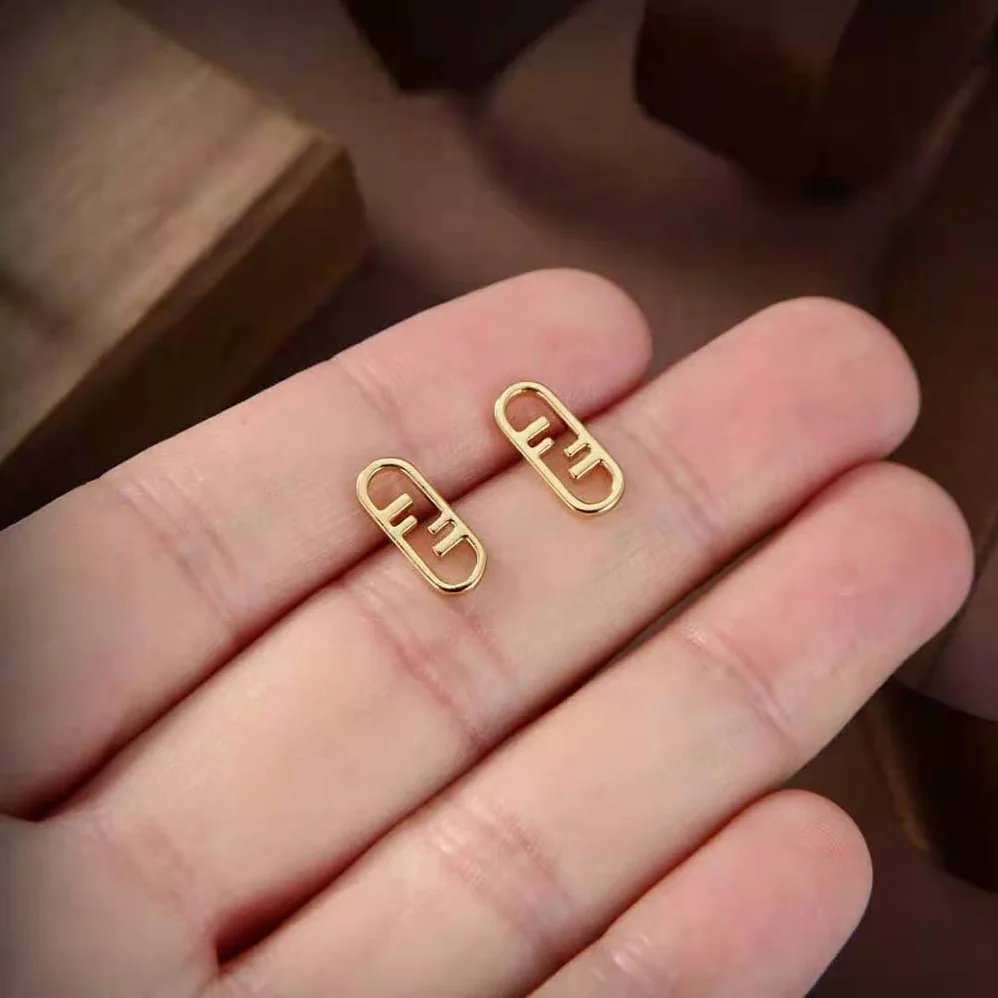 Fendi O'lock Earrings-Gold for Women in Colored