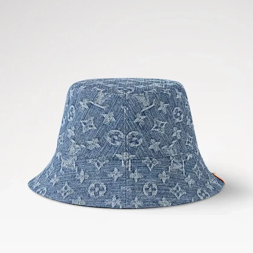 Louis Vuitton Denim Bucket Hat Blue