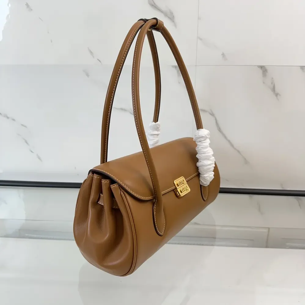 Miu Miu Leather Shoulder Bag for Women in Brown
