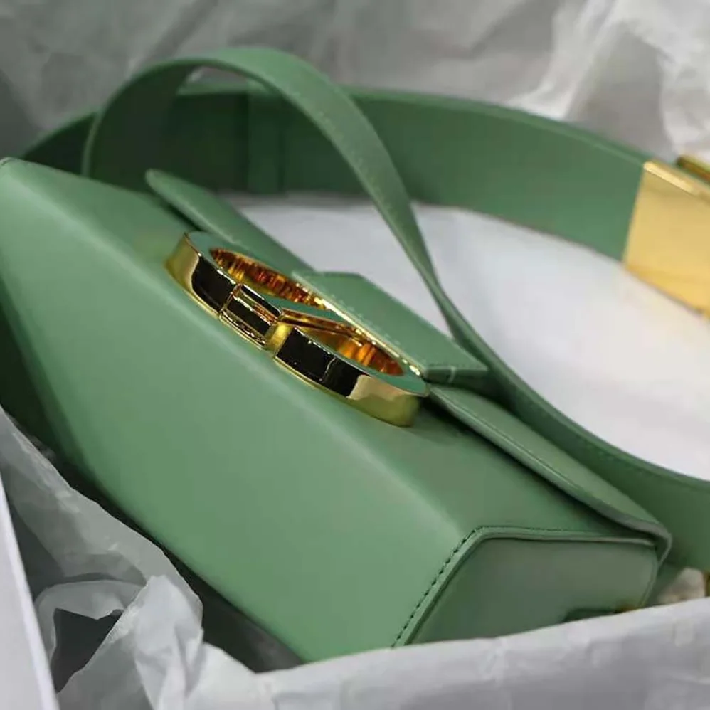 Dior 30 Montaigne Box Bag Mint Green Box Calfskin for Women