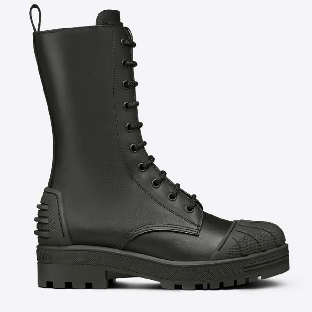 Dior Dioriron ankle Boot Black Rubber and Calfskin for Women