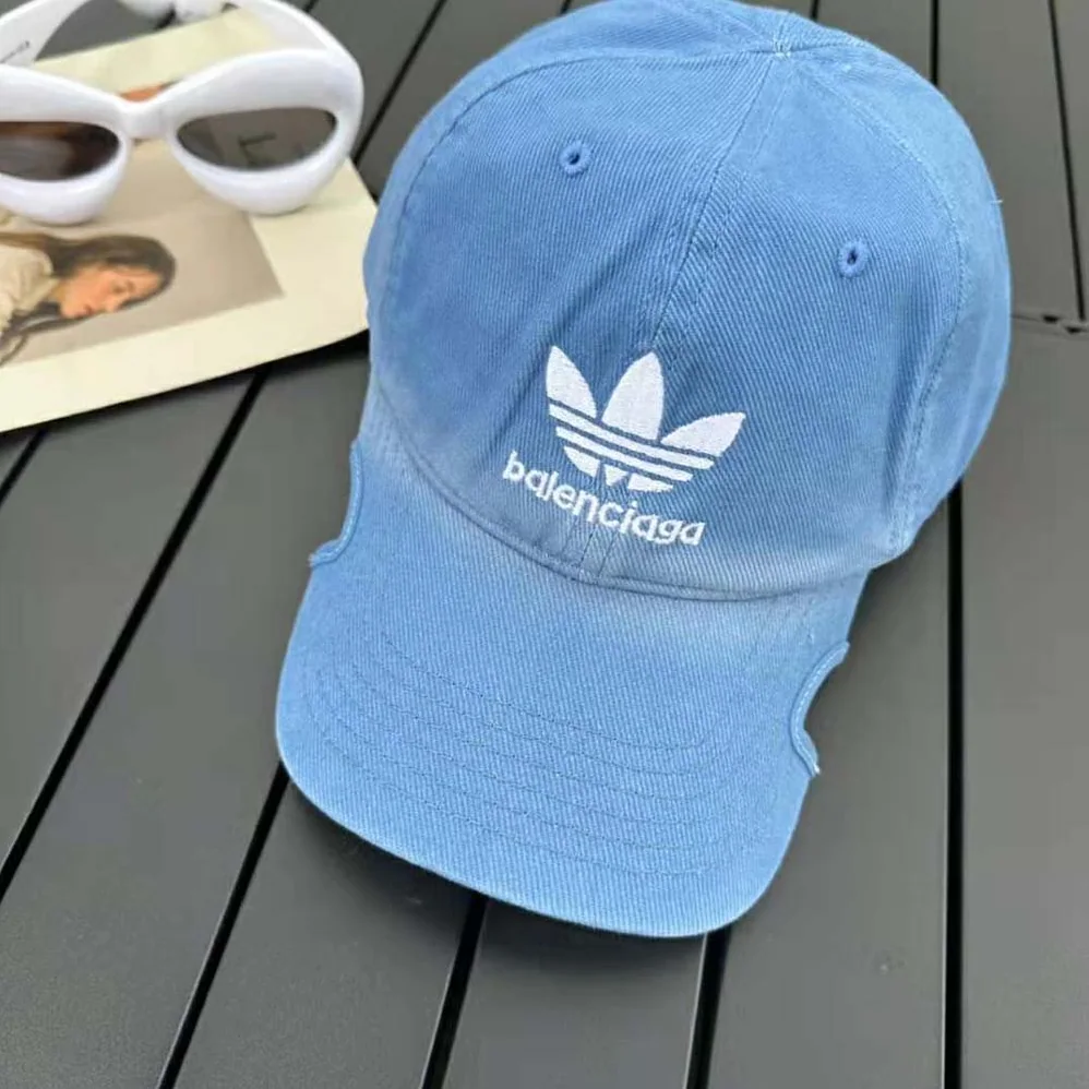 Balenciaga Balenciaga for Unisex in Adidas Cap in Blue Balenciaga Balenciaga for Unisex in Adidas Cap in Blue