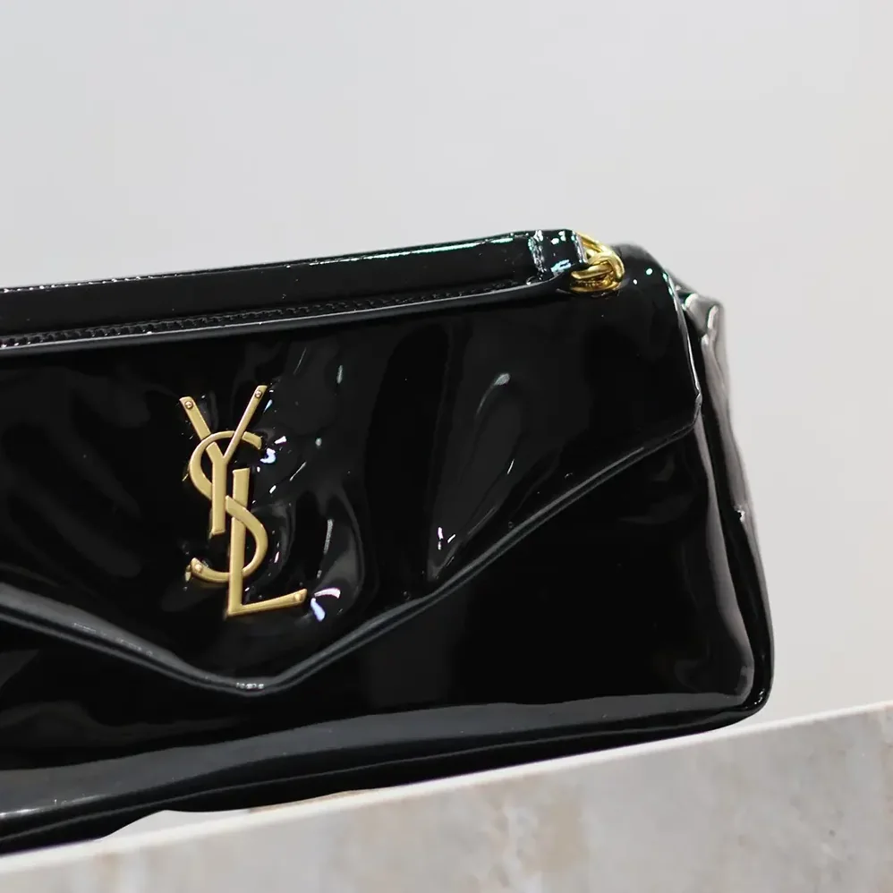 Saint Laurent YSL Calypso Small in Patent Leather for Women Saint Laurent YSL Calypso Small in Patent Leather for Women