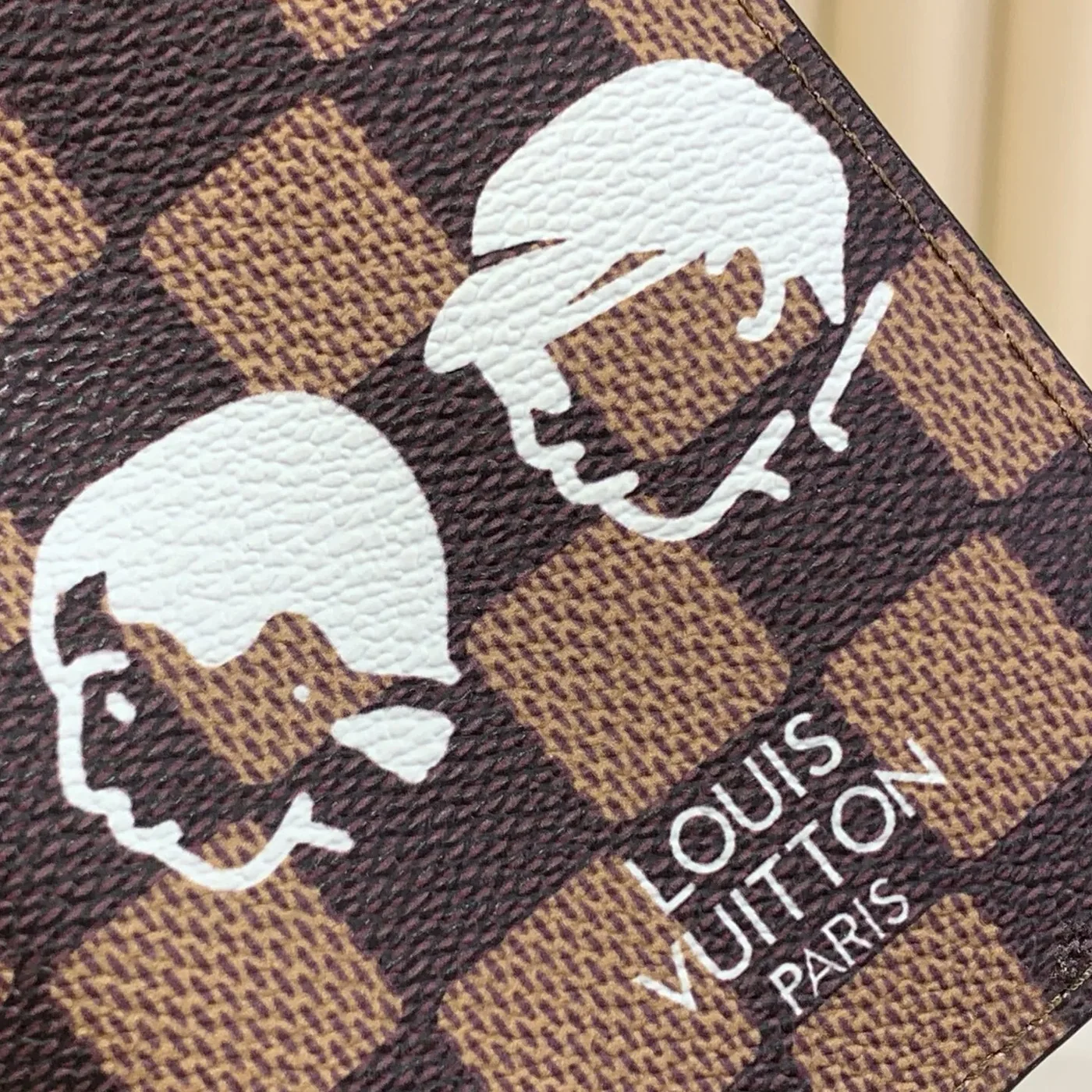Louis Vuitton Pocket Organizer Damier Wallet Brown /