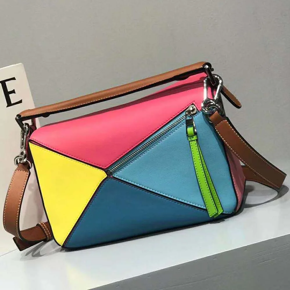 Loewe Puzzle Small Bag Multicolor for Women Loewe Puzzle Small Bag Multicolor for Women