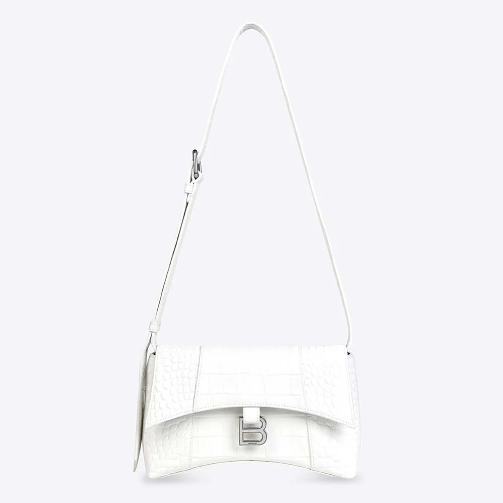 Balenciaga Downtown XS Shoulder Bag in White for Women Balenciaga Downtown XS Shoulder Bag in White for Women