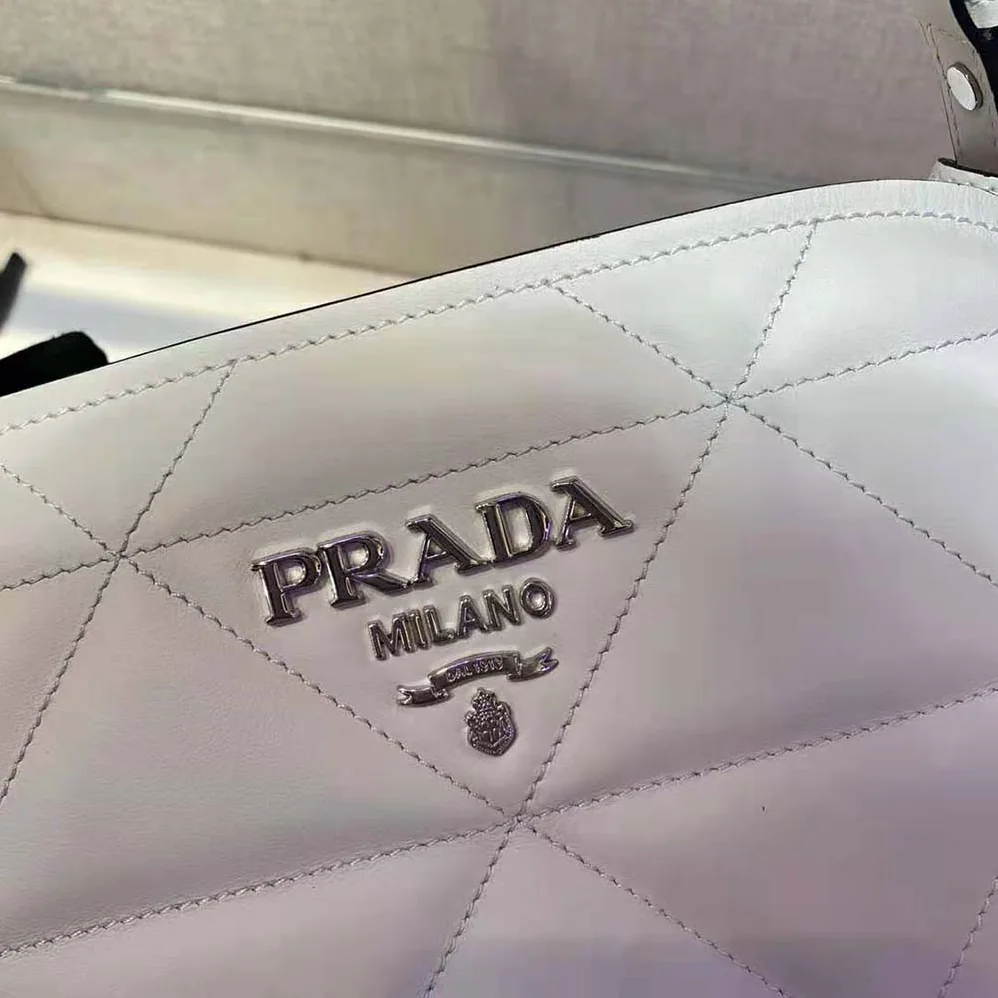 Prada Spectrum Small Leather Bag for Women in White Prada Spectrum Small Leather Bag for Women in White