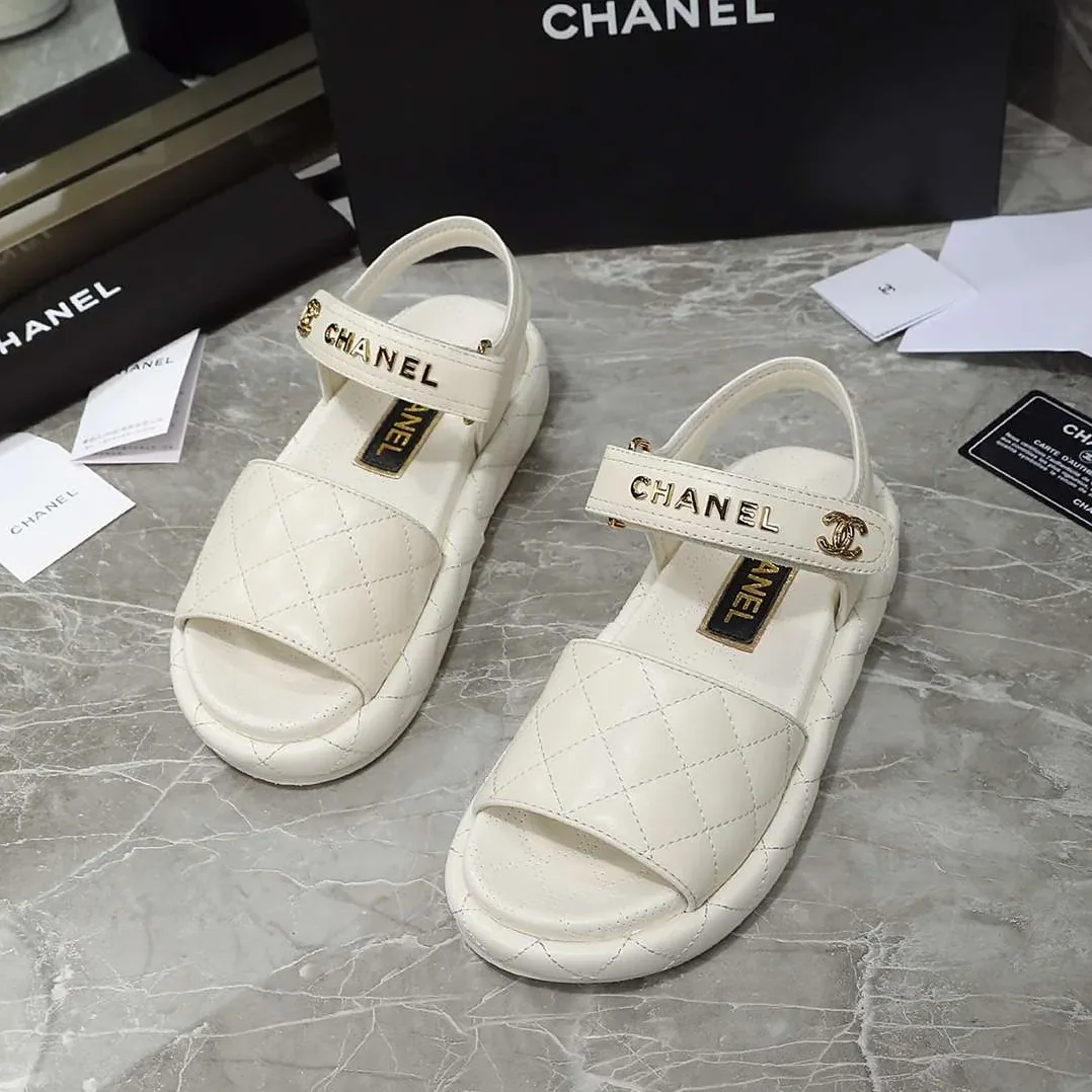 Chanel Sandal White Chanel Sandal White