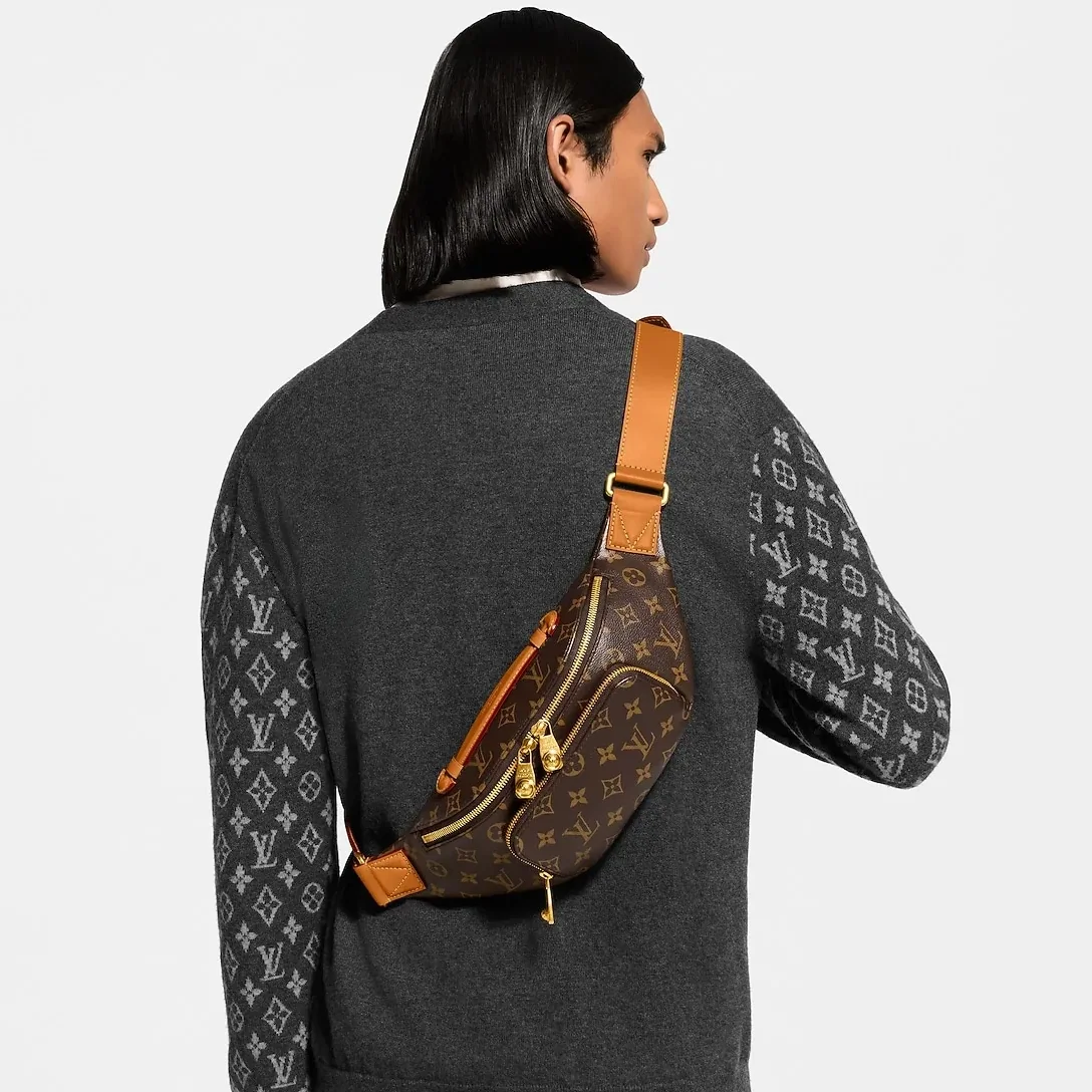 Louis Vuitton Rush Bumbag in Brown Monogram Gold Hardware