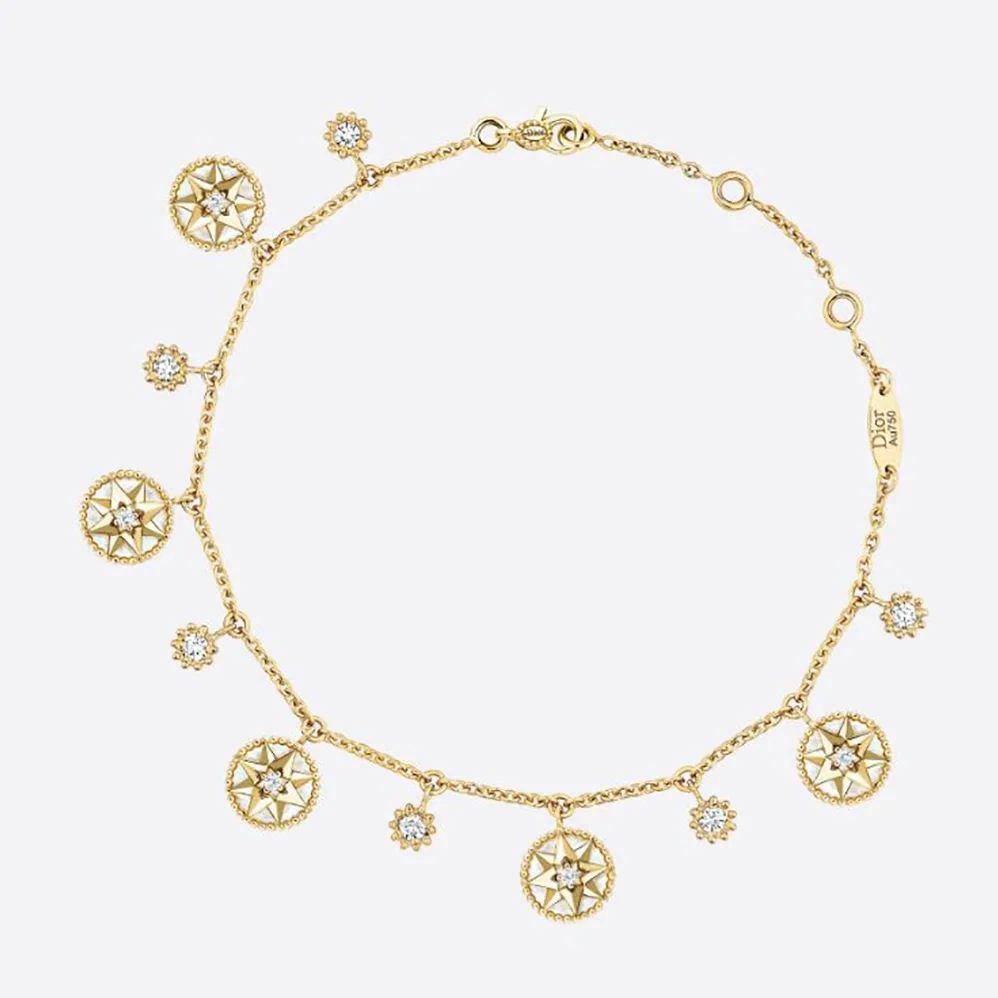 Dior Rose Des Vents bracelet Yellow Gold, Diamonds and Mother-of for Women in pearl Dior Rose Des Vents bracelet Yellow Gold, Diamonds and Mother-of for Women in pearl