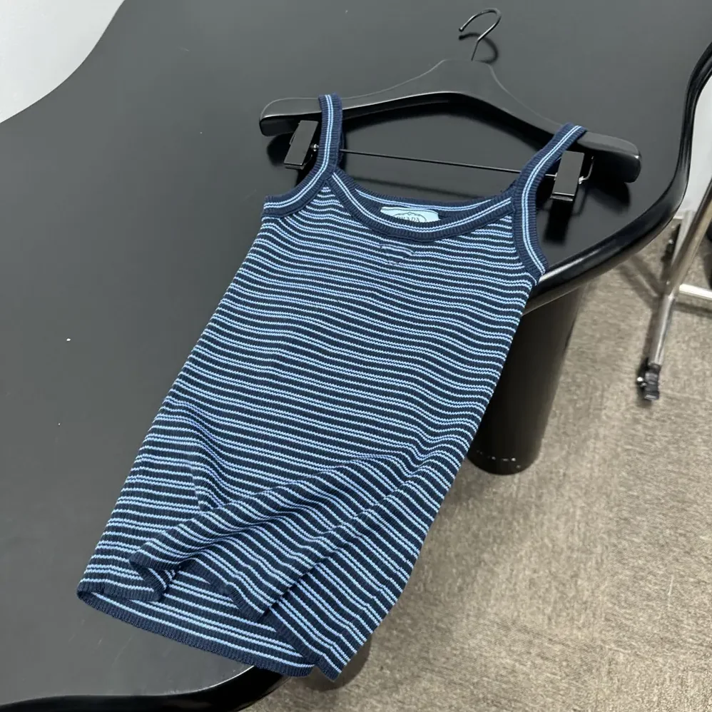Prada Cotton Top for Women in Blue