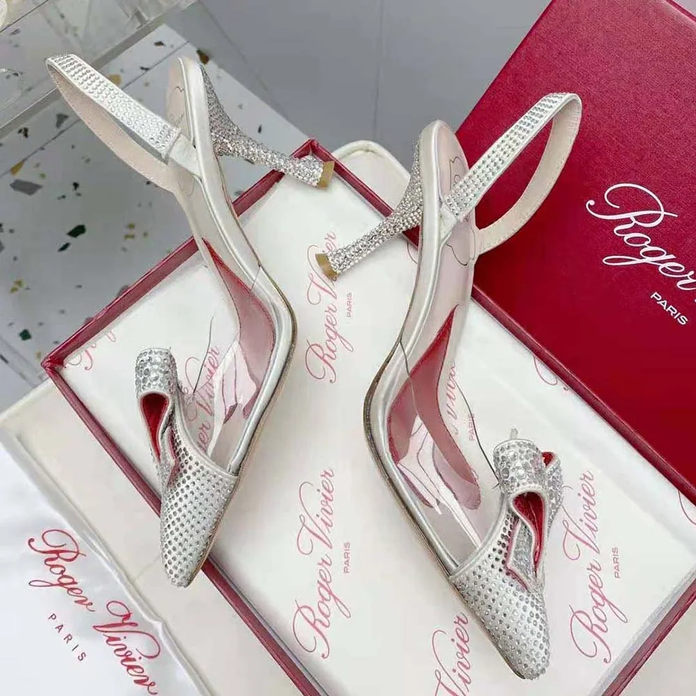 Roger Vivier I Love Vivier Bow Strass Pumps in PVC for Women