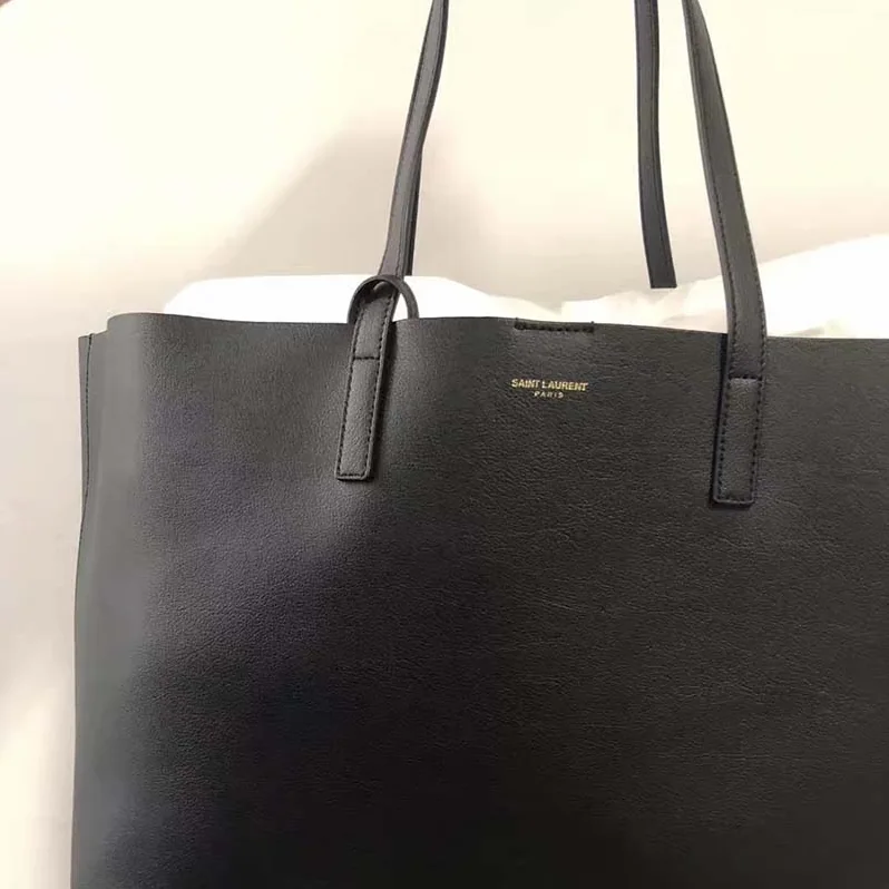 Saint Laurent YSL Shopping Saint Laurent Tote Black Leather for Women Saint Laurent YSL Shopping Saint Laurent Tote Black Leather for Women