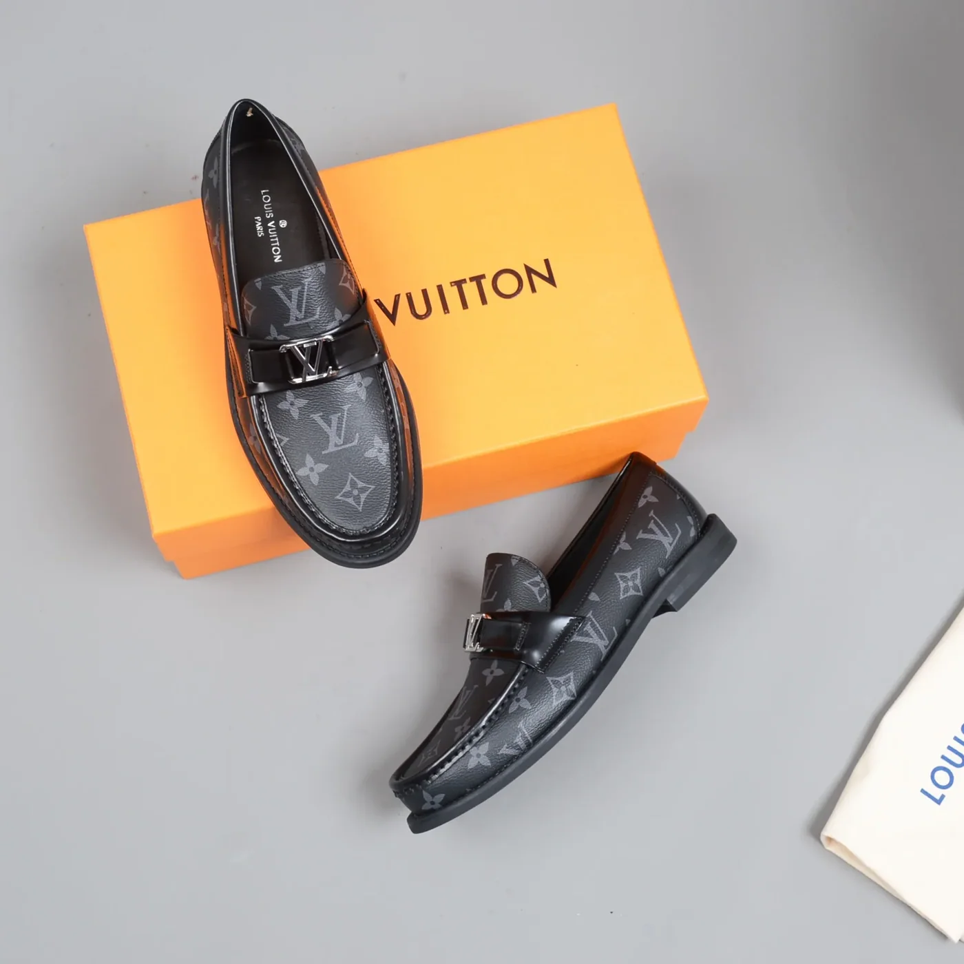 Louis Vuitton Monte Carlo Mocassin in Black Monogram Canvas Louis Vuitton Monte Carlo Mocassin in Black Monogram Canvas