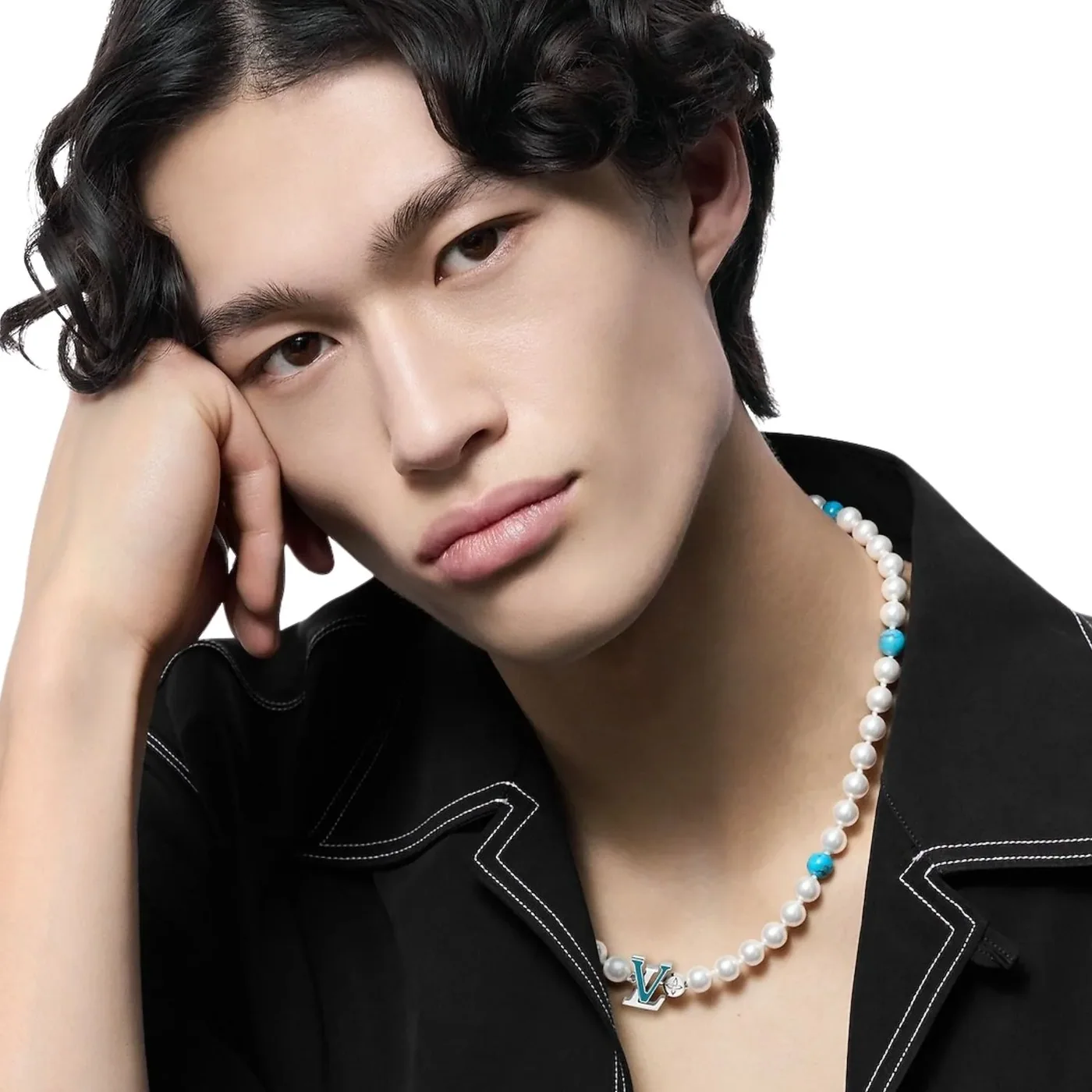 Louis Vuitton Turquoise Rodeo Necklace /