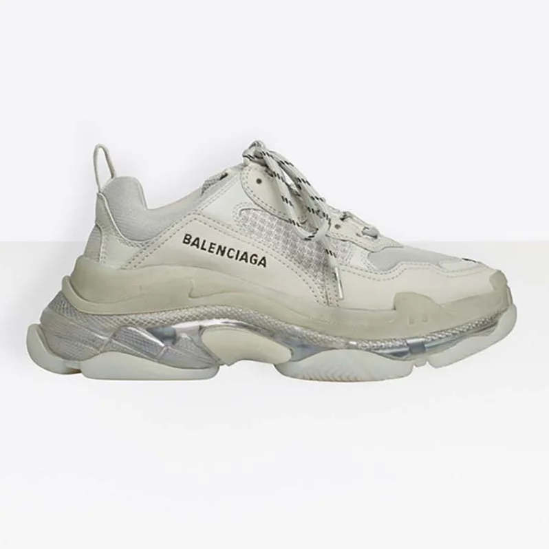 Balenciaga Shoes Triple S Clear Sole Trainers for Unisex in White