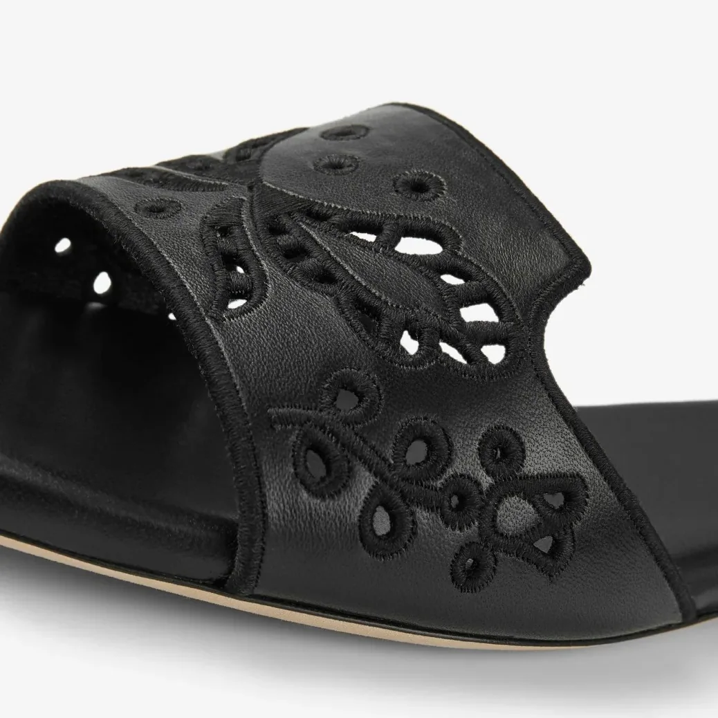 Jimmy Choo Ariane Flat Black ARIANEFLATDXA