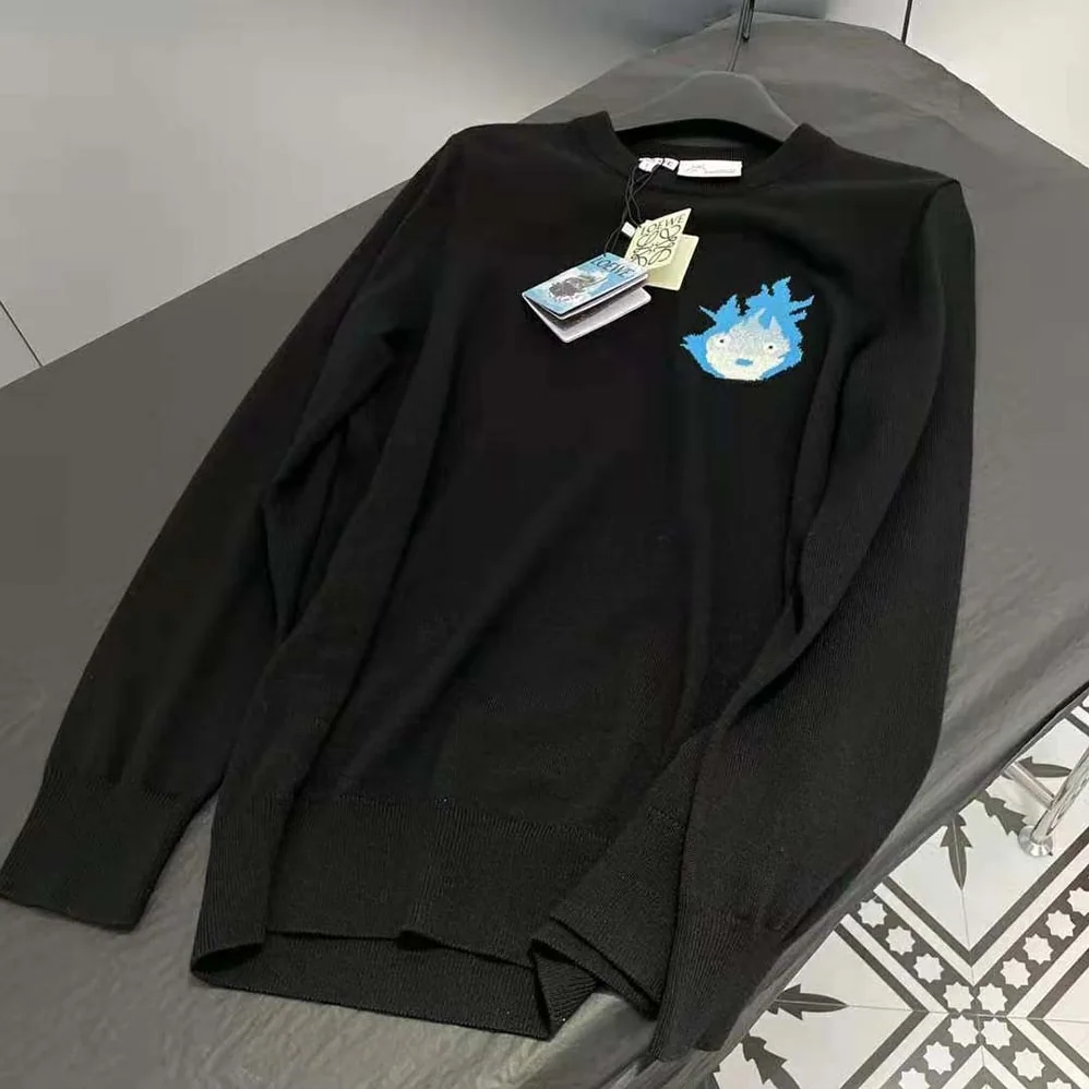 Loewe Calcifer Sweater in Wool for Women in Black
