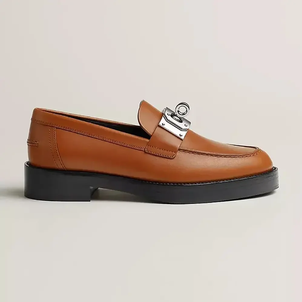 Hermes Hot Loafer-Brown H242053Z for Women