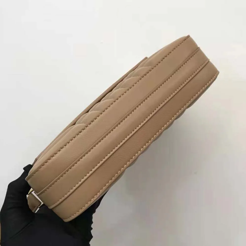 Burberry Quilted Leather Catherine Shoulder Bag for Women in Sandy Burberry Quilted Leather Catherine Shoulder Bag for Women in Sandy