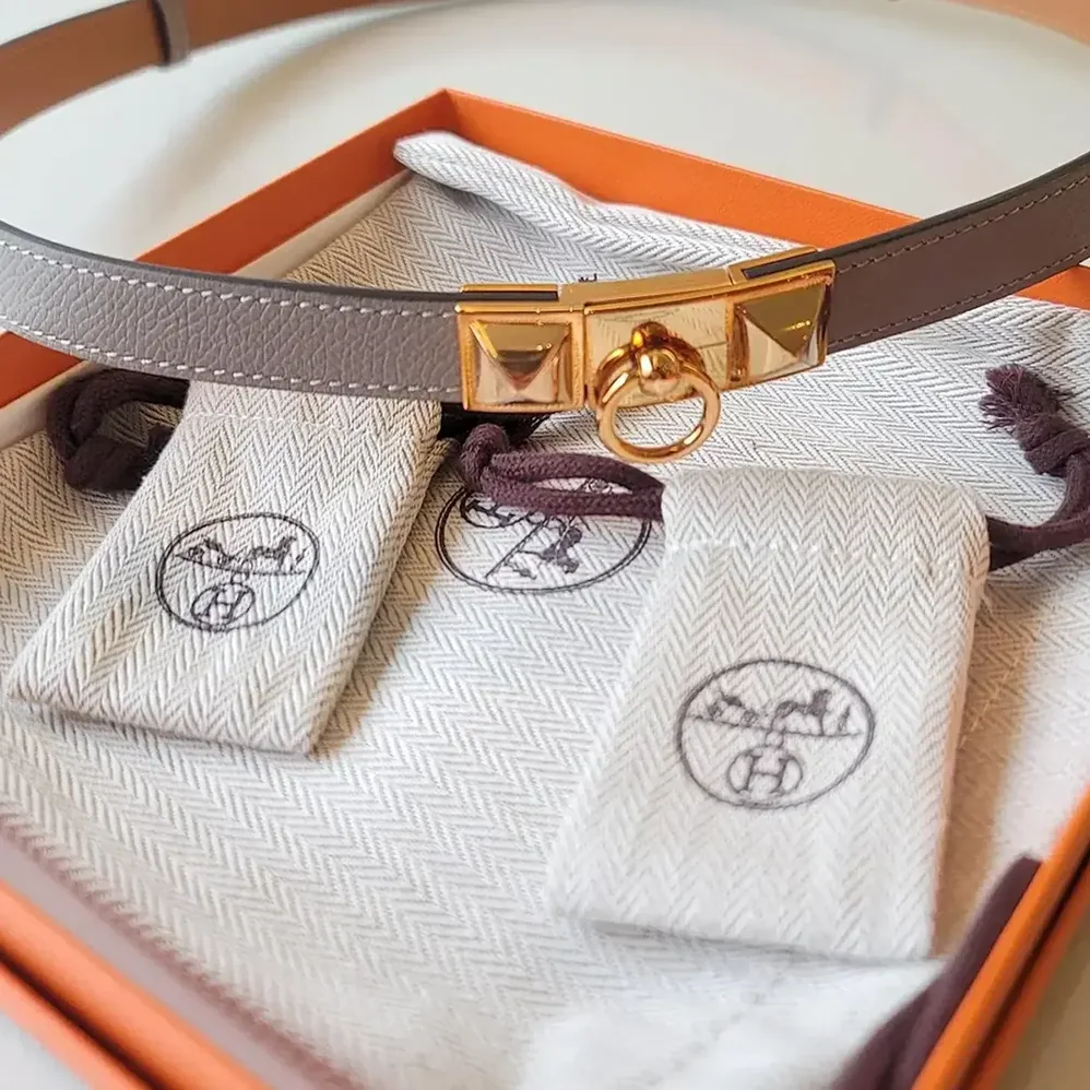 Hermes Collier De Chain Bellt in Epsom Calfskin for Unisex Hermes Collier De Chain Bellt in Epsom Calfskin for Unisex