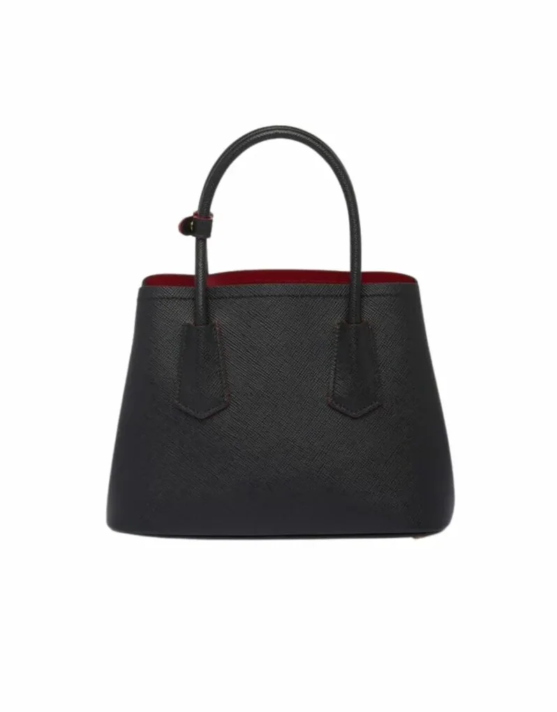 Prada Double Saffiano Mini Bag Black Prada Double Saffiano Mini Bag Black