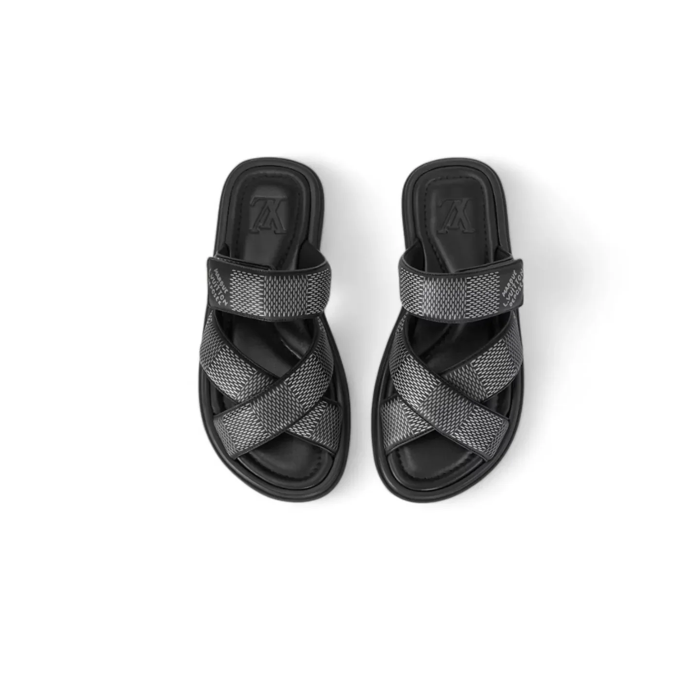 Louis Vuitton LV Venice Mule Monogram Eclipse 1ACRJ1 Louis Vuitton LV Venice Mule Monogram Eclipse 1ACRJ1
