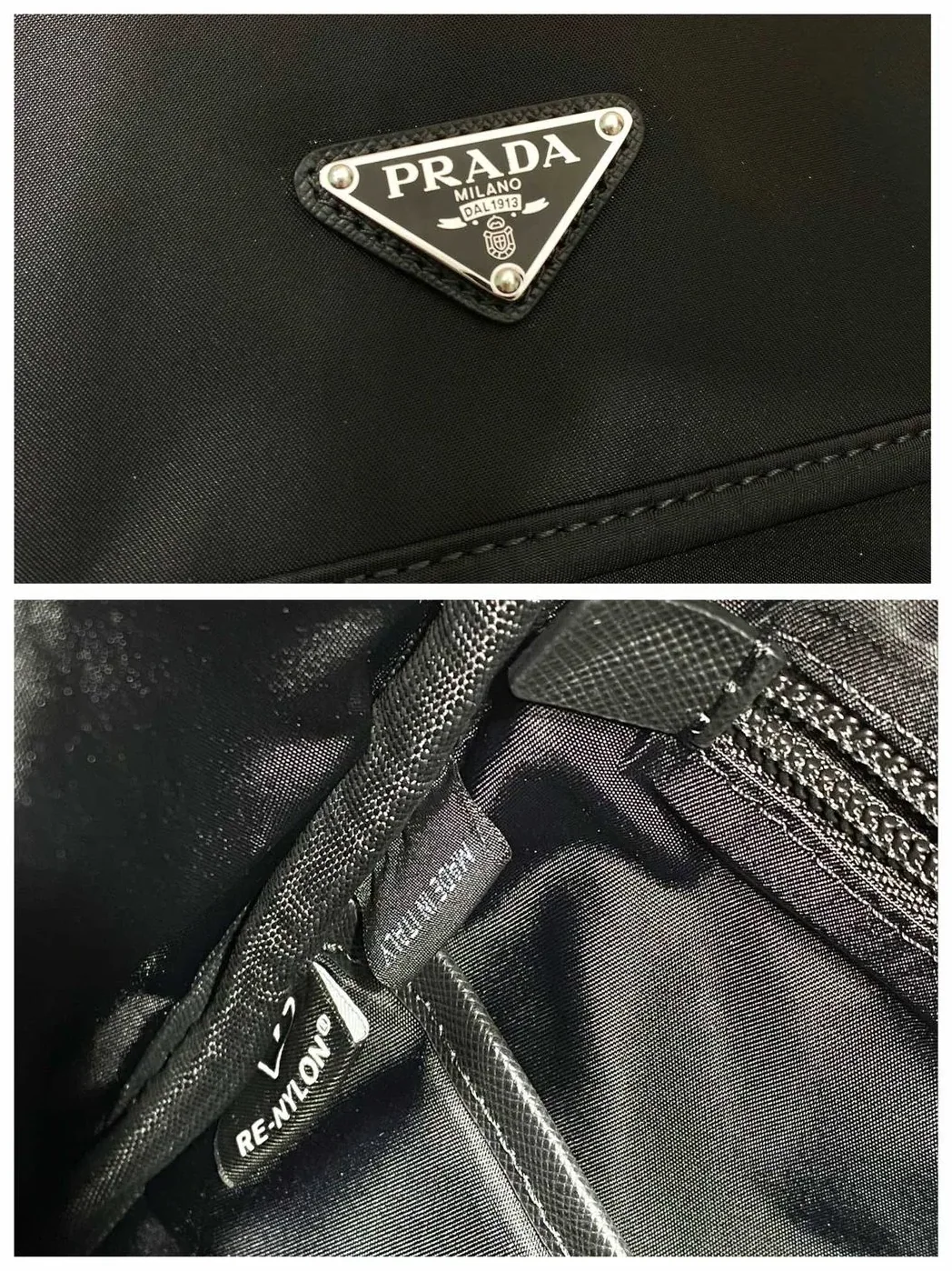 Prada x Adidas Re-Nylon And Saffiano Backpack Black Prada x Adidas Re-Nylon And Saffiano Backpack Black