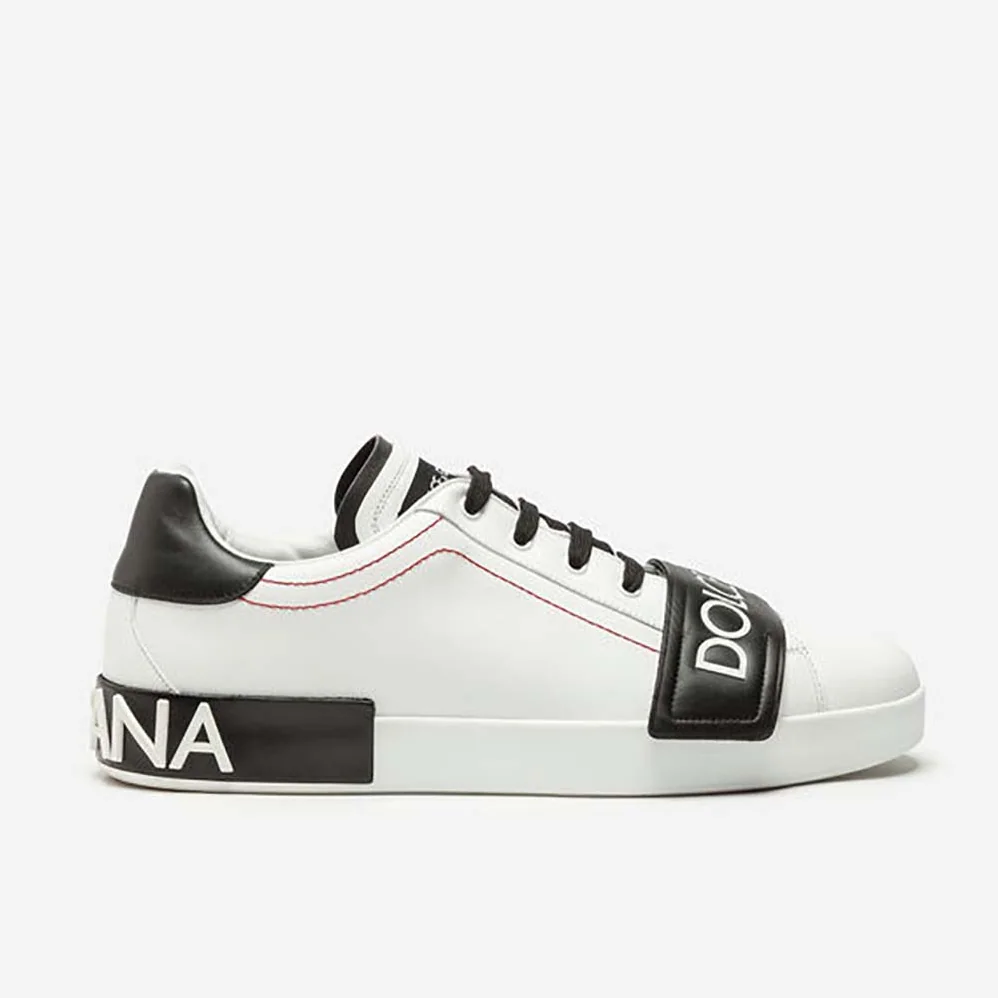 Dolce Gabbana D&G Shoes Portofino Sneakers in Nappa Calfskin for Unisex Dolce Gabbana D&G Shoes Portofino Sneakers in Nappa Calfskin for Unisex