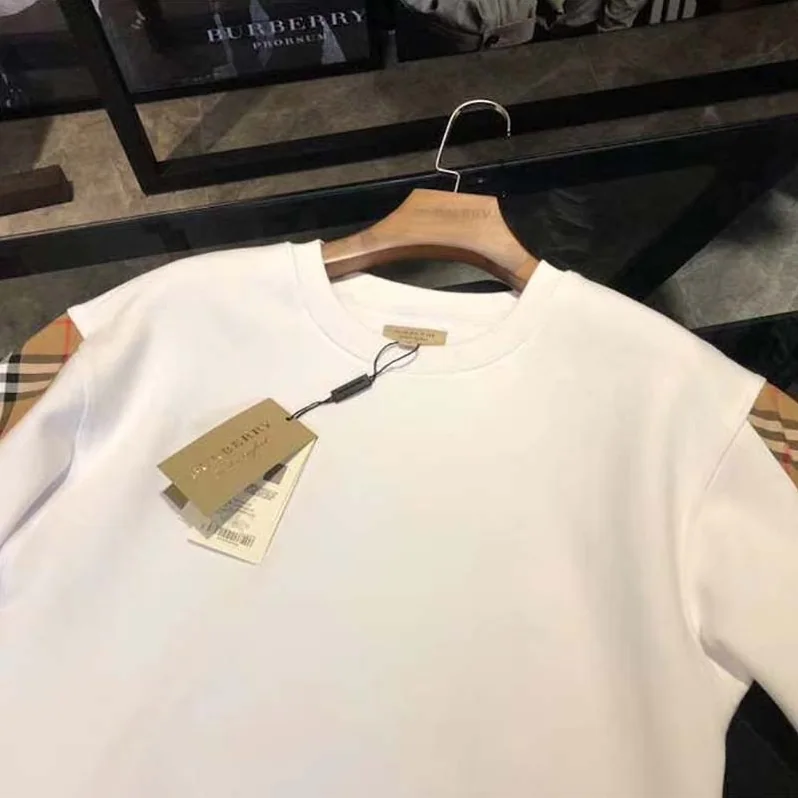 Burberry Vintage Check Detail Cotton Blend Sweatshirt for Unisex