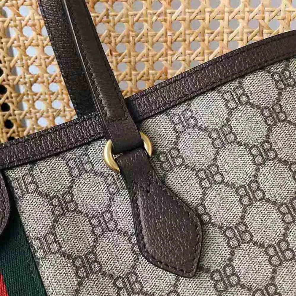 Balenciaga Hacker Medium Tote Bag in Coated Canvas in Beige for Women