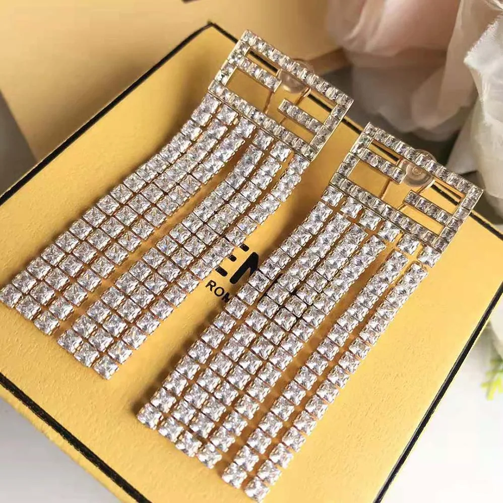 Fendi Baguette Earrings Silver for Women in Colored Earrings Fendi Baguette Earrings Silver for Women in Colored Earrings