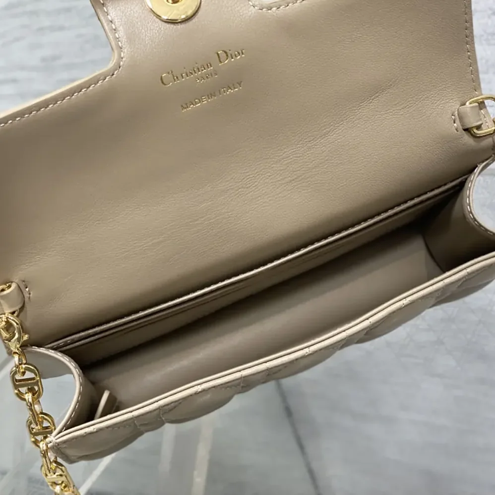Dior Jolie Mini Bag Powder Beige Cannage Lambskin for Women Dior Jolie Mini Bag Powder Beige Cannage Lambskin for Women