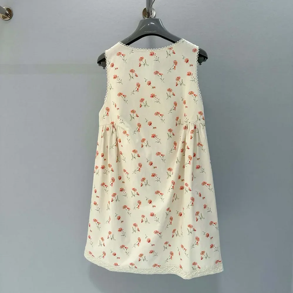 Prada Floral Print Linen Mini for Women in dress