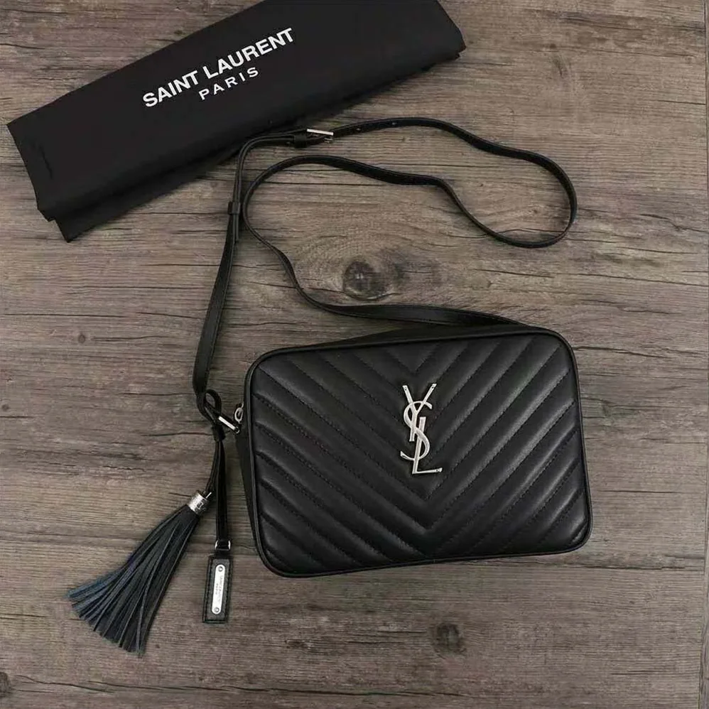 Saint Laurent YSL Lou Camera Bag Matelasse Leather for Women in Silver Saint Laurent YSL Lou Camera Bag Matelasse Leather for Women in Silver