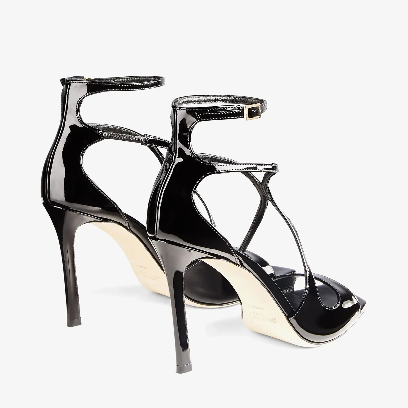 Jimmy Choo Azia 95 Black AZIA95PAT Jimmy Choo Azia 95 Black AZIA95PAT