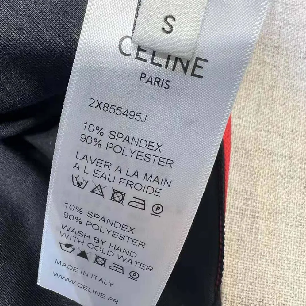 Celine Athletic Dress in Double Face Jersey for Women in Black