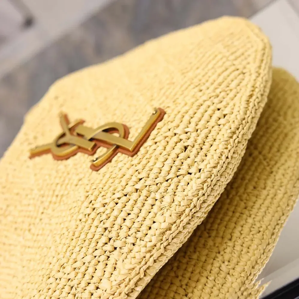 Saint Laurent YSL Icare Hobo In Raffia for Women