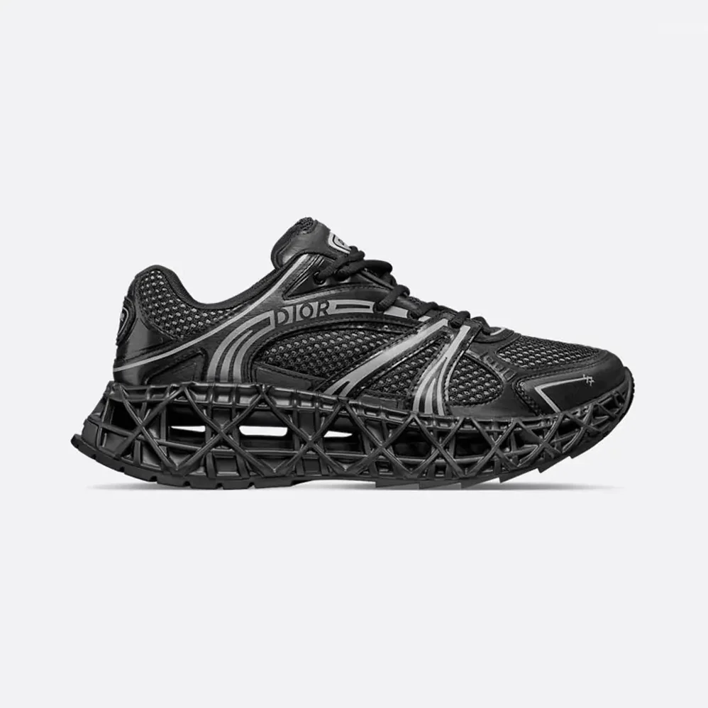 Dior B35 NXXT Sneaker Black Technical Fabric and Black Technical Mesh for Men
