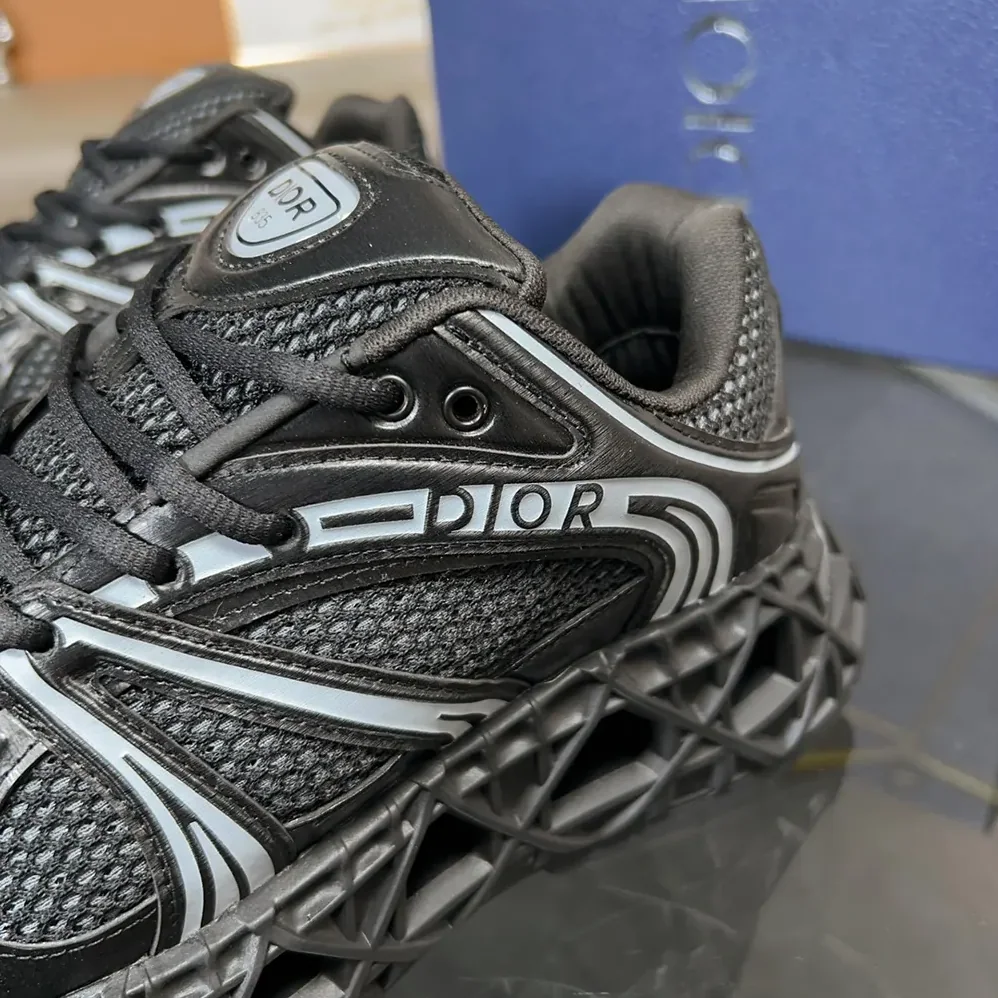 Dior B35 NXXT Sneaker Black Technical Fabric and Black Technical Mesh for Men