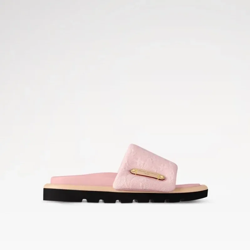 Louis Vuitton Pool Pillow Flat Comfort Mule Pink 1AGUZD Louis Vuitton Pool Pillow Flat Comfort Mule Pink 1AGUZD