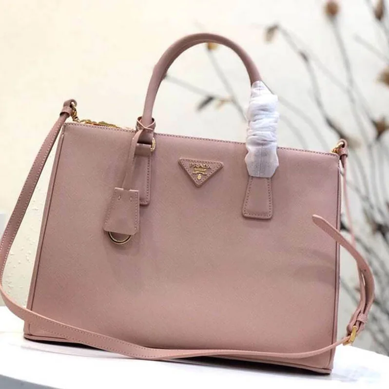 Prada Prada Galleria Bag in Saffiano Leather for Women in Pink
