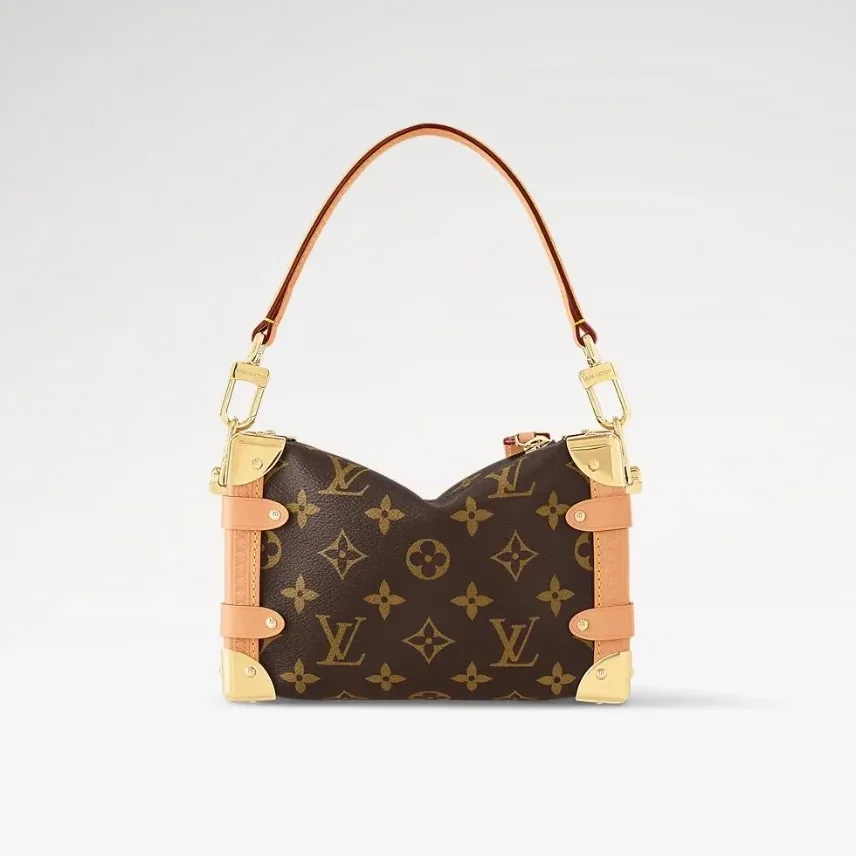 Louis Vuitton Side Trunk PM Bag Brown / Louis Vuitton Side Trunk PM Bag Brown /