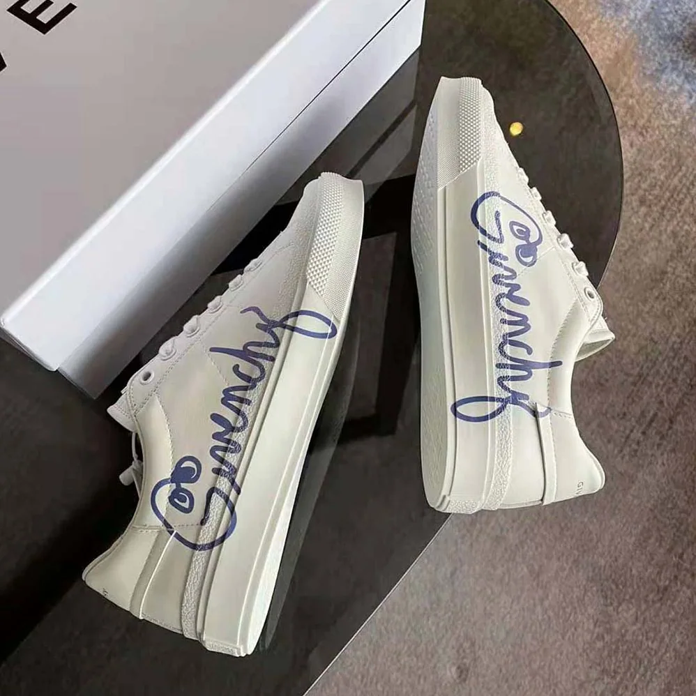 Givenchy Sneakers City Sport in GIVENCHY Print Leather for Men in White
