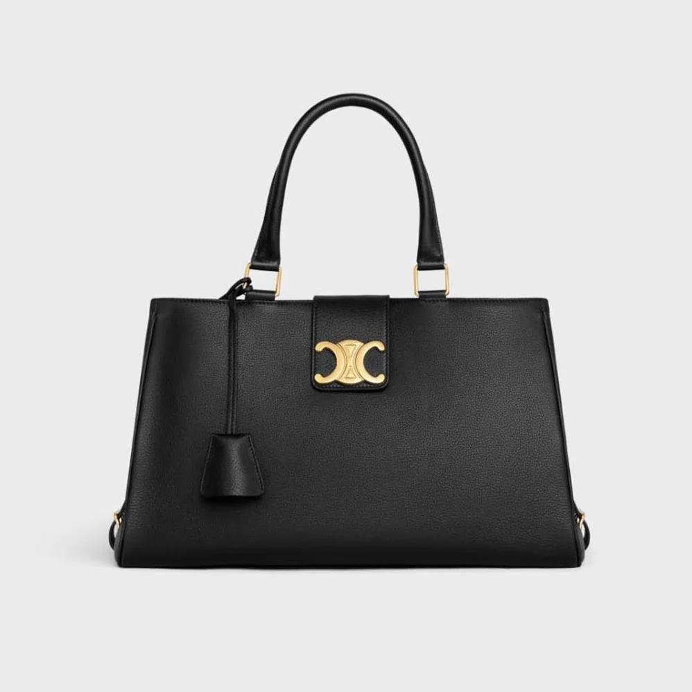 Celine Medium Appoline Bag in Supple Calfskin for Women in Black