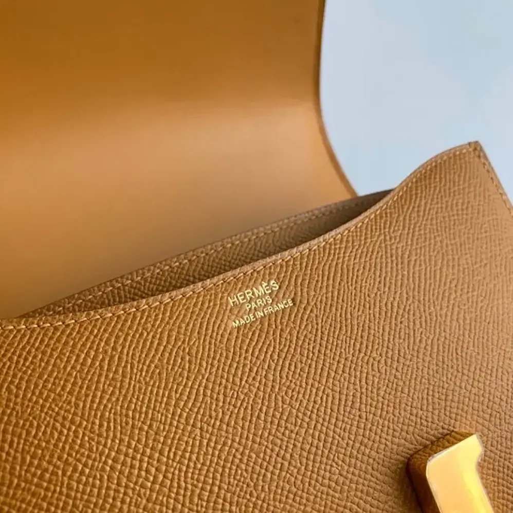 Hermes Constance 18 Bag Epsom Leather for Women in Brown/Gold Hermes Constance 18 Bag Epsom Leather for Women in Brown/Gold