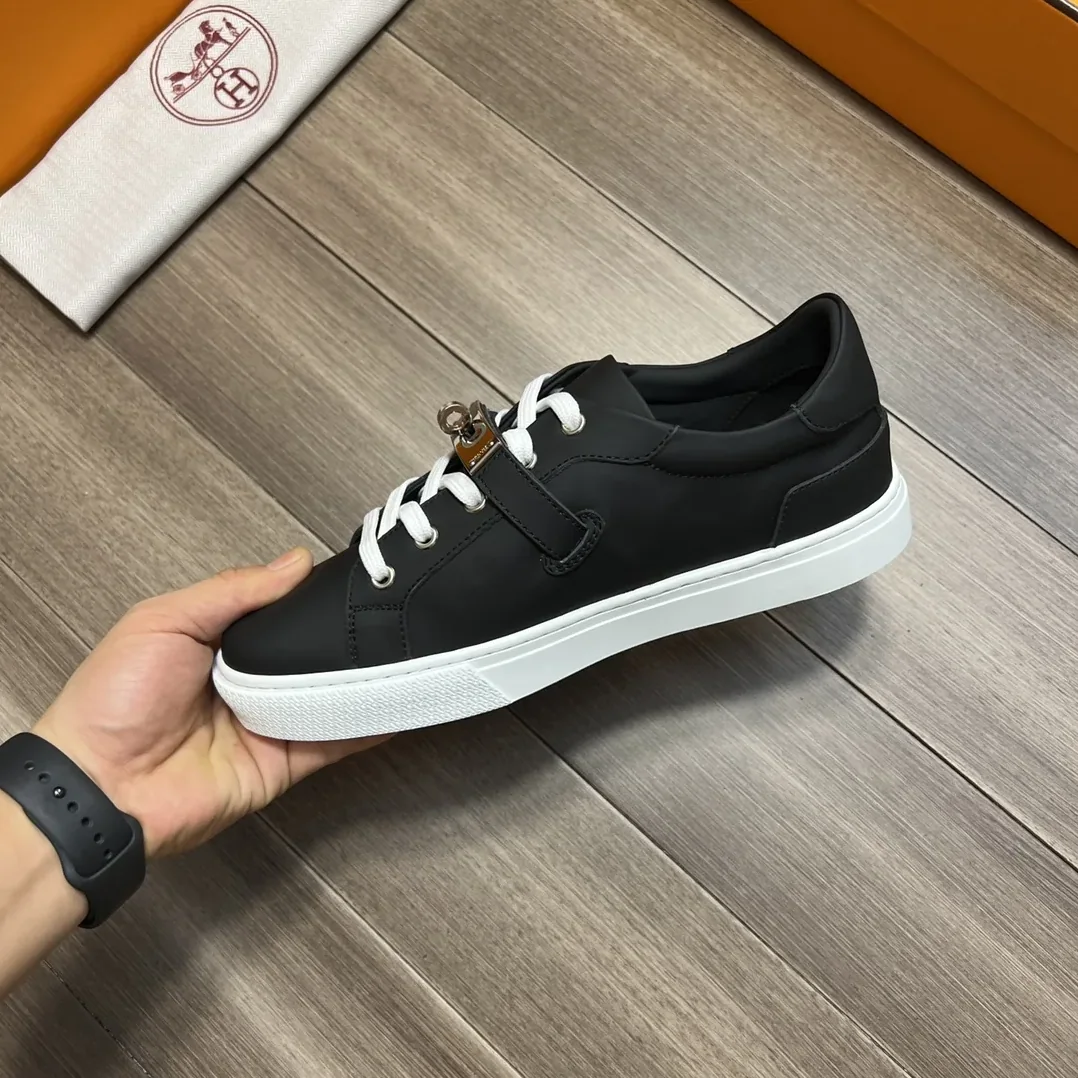 Hermes Casual Sneakers Black Hermes Casual Sneakers Black