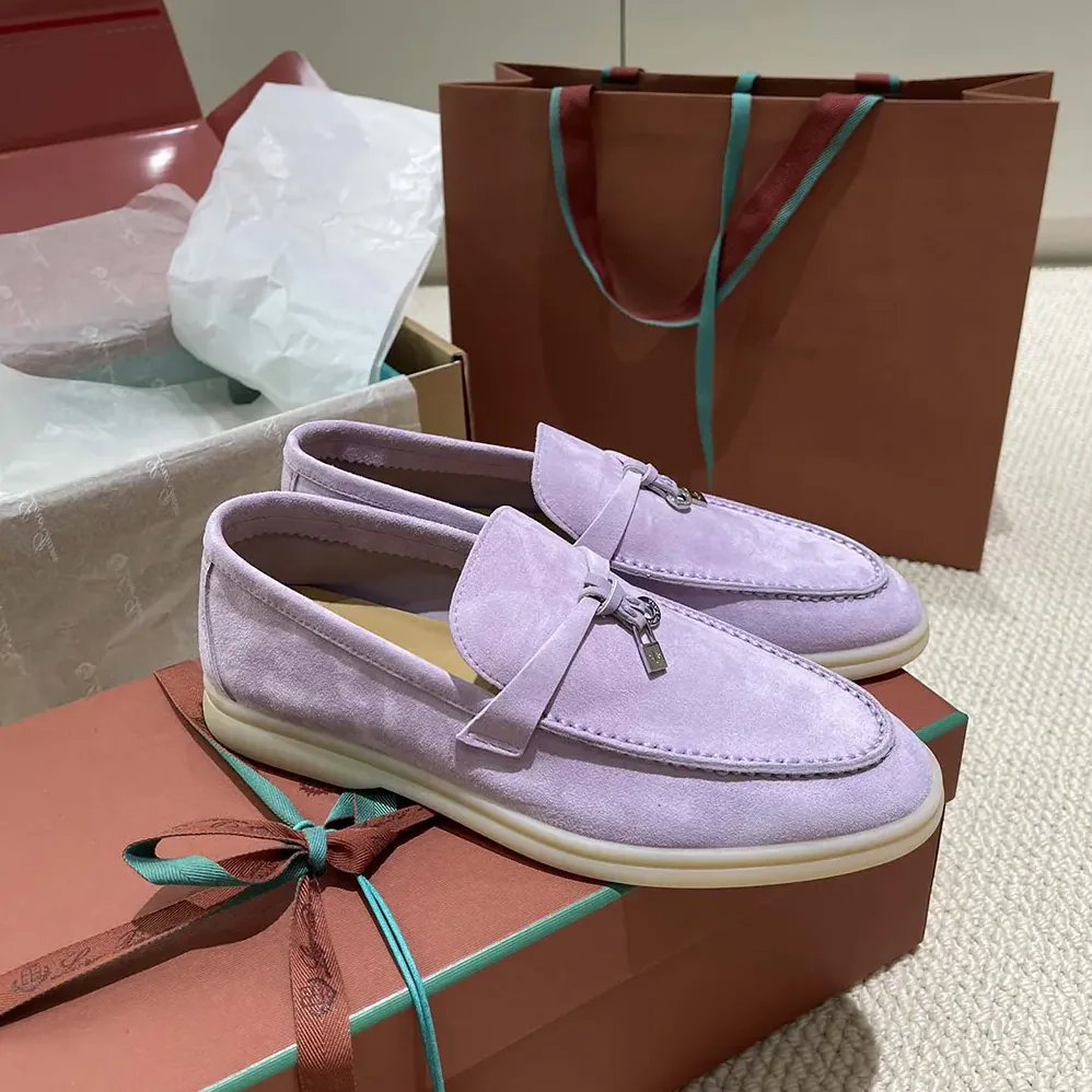 Loro Piana Summer Charms Walk Loafers for Unisex in Purple Loro Piana Summer Charms Walk Loafers for Unisex in Purple