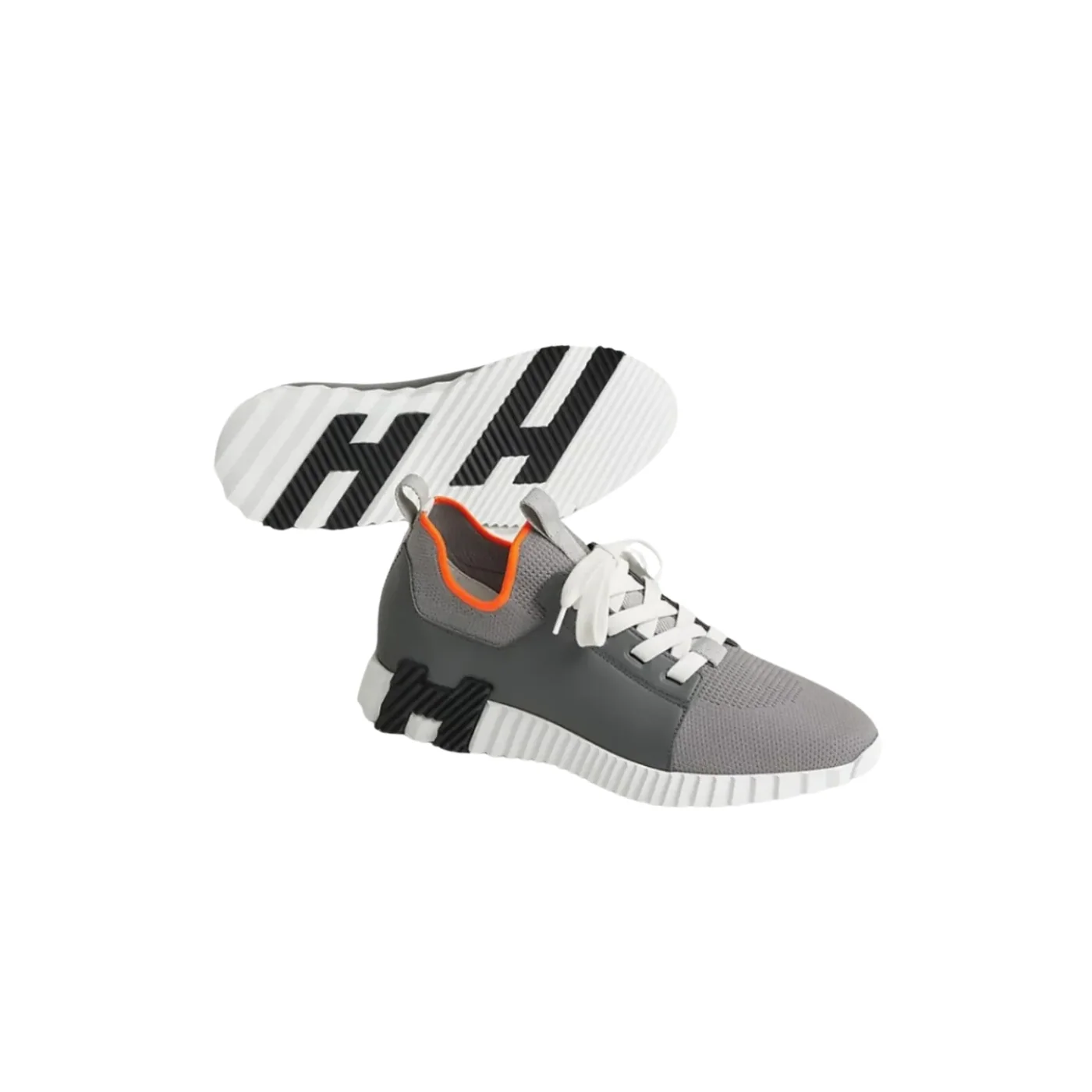 Hermes Depart Slip in On Sneakers Osmium Grey Hermes Depart Slip in On Sneakers Osmium Grey