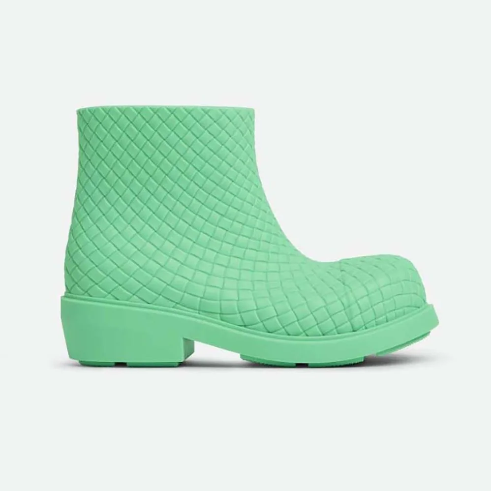 Bottega Veneta Fireman Ankle Boot for Unisex in Green